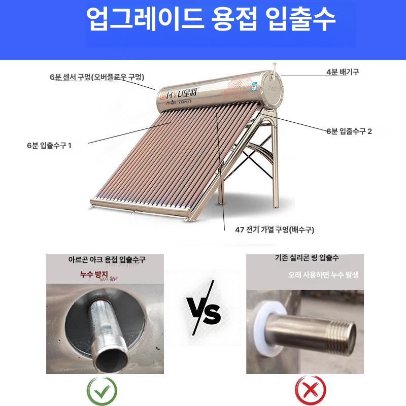 태양열 온수기 보일러 가정용 순간 에너지 보온 밸브 진공 장착 산업용 컨트롤러 - 상세 이미지 3