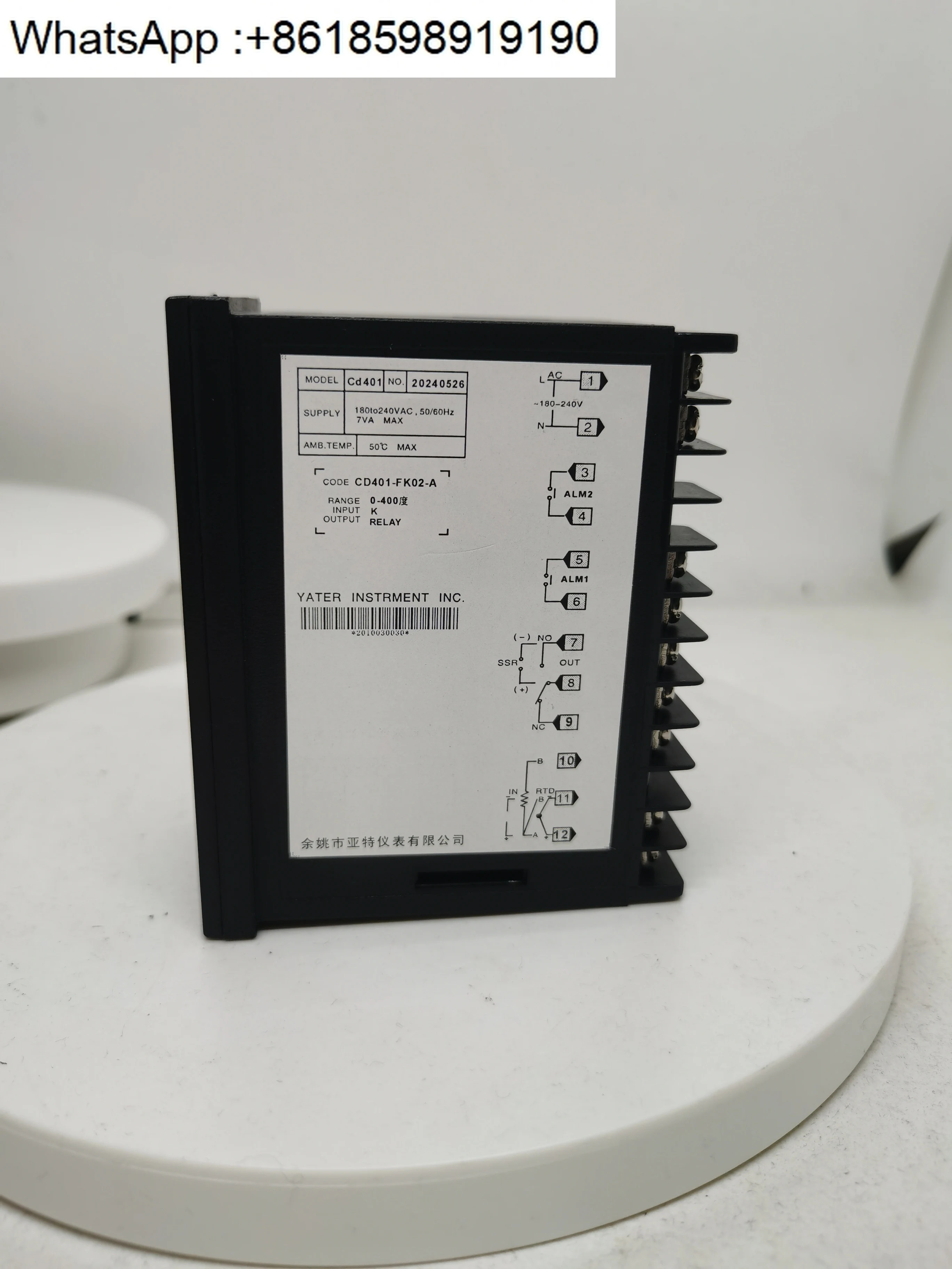 Yuyao Yate Yater 온도 컨트롤러 CD401-FE02 제어 장비 CD401-FK02 조절기