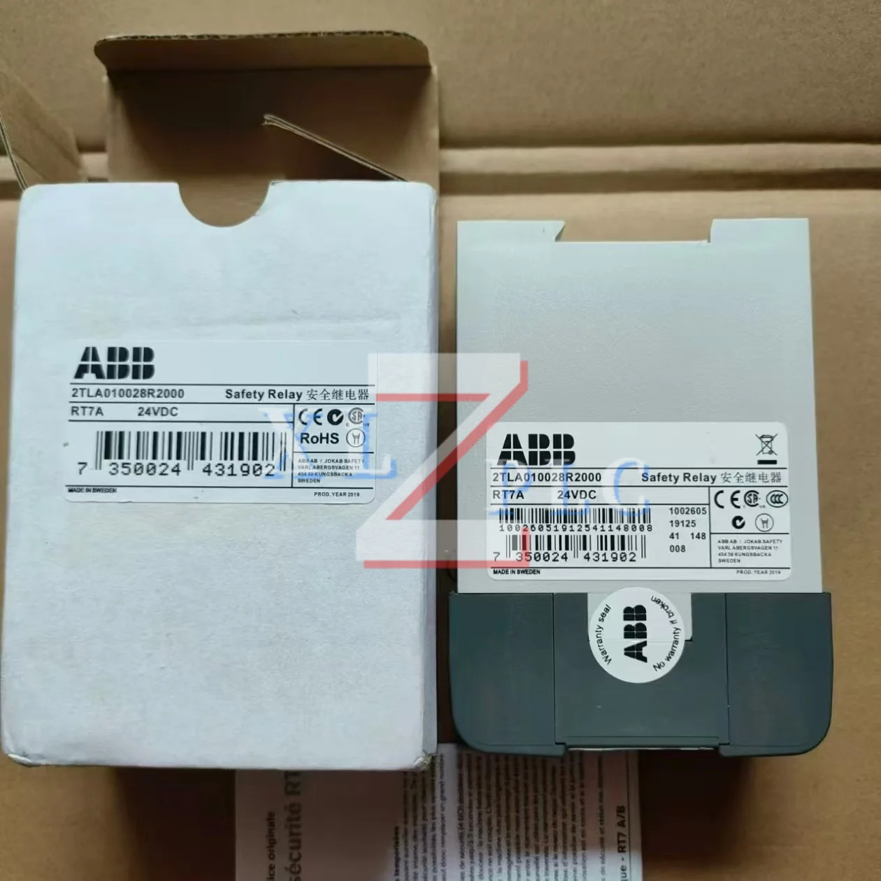 원본 2TLA010028R2000 2TLA010029R0000 2TLA010033R3000 안전 모듈