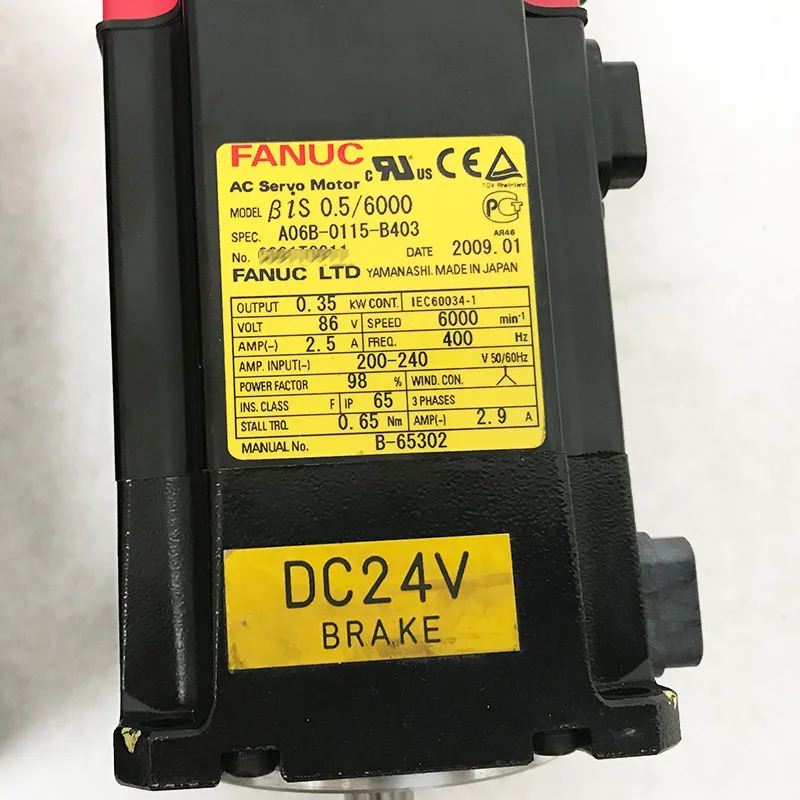 A06B-0115-B403 FANUC AC 서보모터 리퍼 완료 A06B 0115 B403
