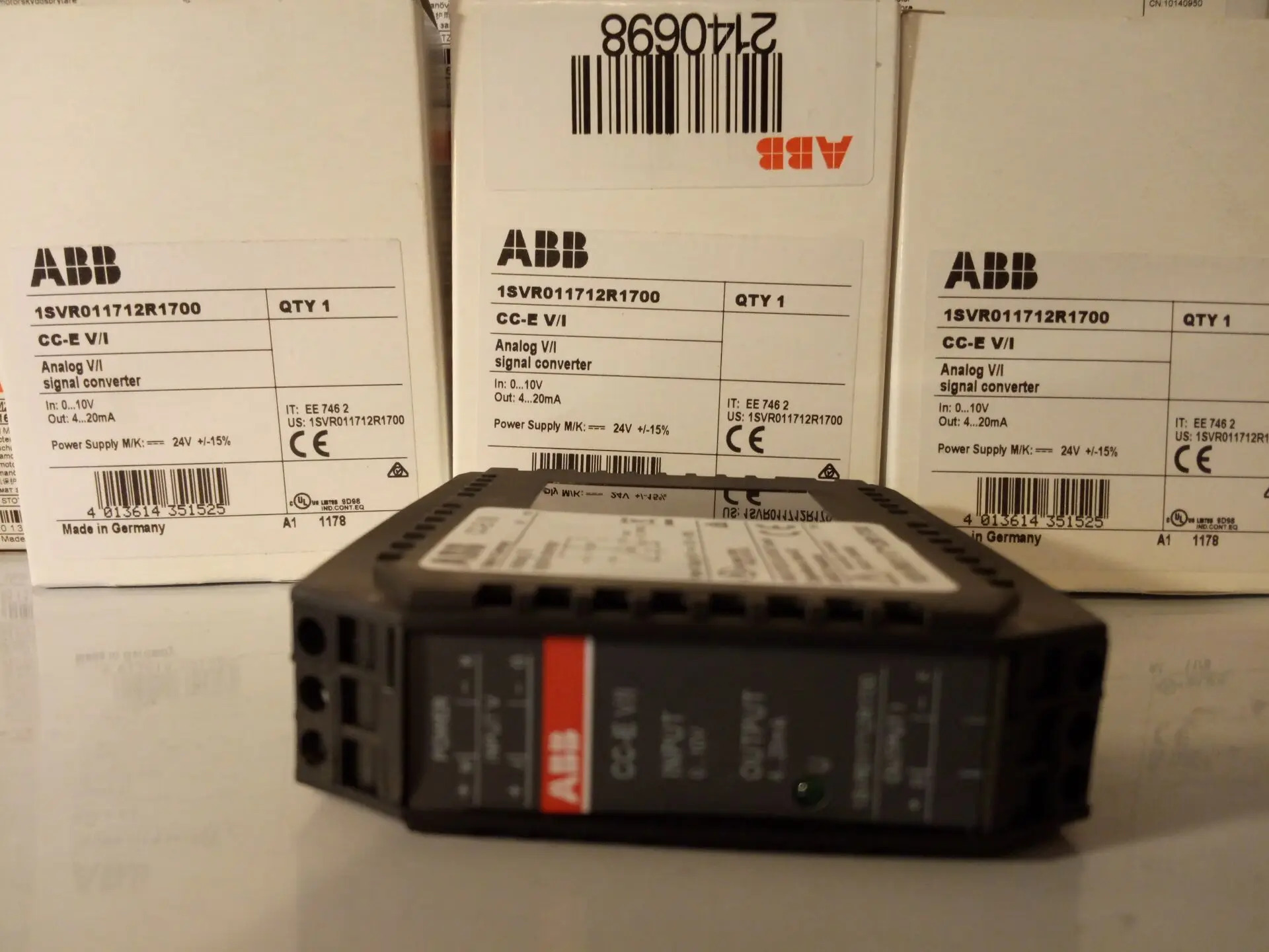 ABB 아날로그 신호 변환기 CC-E V/I 0-10V/4-20mA 신