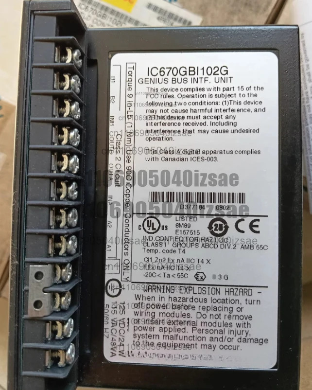 새 모듈 IC670GBI102G IC670GBI102C