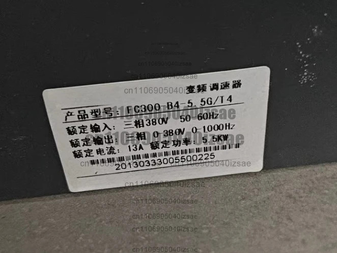 주파수 변환기 FC300-5.5G-T4-B4 5.5kw 380v 완전 작동 리퍼 완료