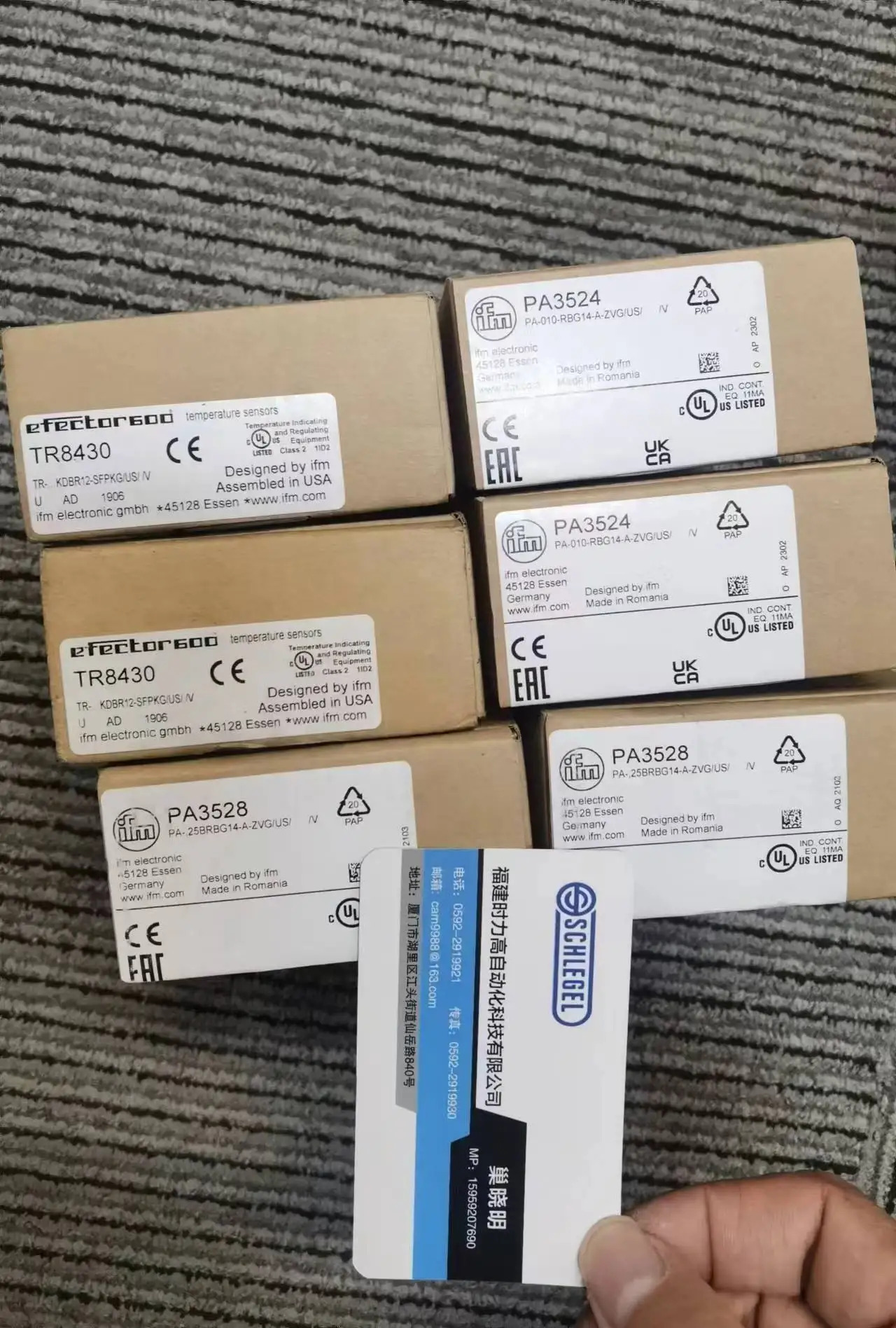 10개IFM PA3524 PA3528 PA3523 센서 하나거짓 페널티