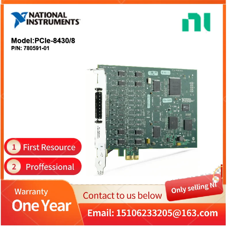 NI PCIe-8430/8 780591 -01 직렬 장비 제어