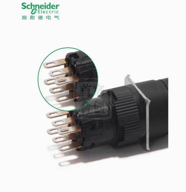 SCHNEIDER 블랙 세컨드 기어 스위치 16mm XB6EAD221F XB6EAD221C 1A 1B