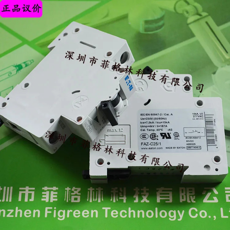실물 FAZ-C25/1-AS Eaton ETN/Muller Moeller 소형 회로차단기