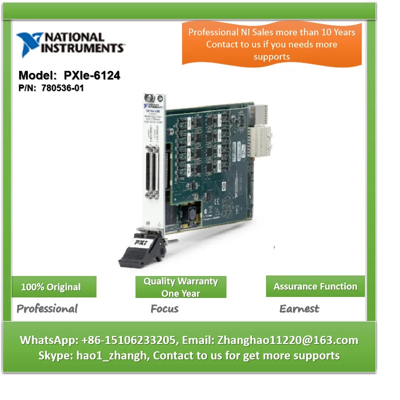 NI PXIe-6124 780536 -01 PXI DAQ 신호 조절