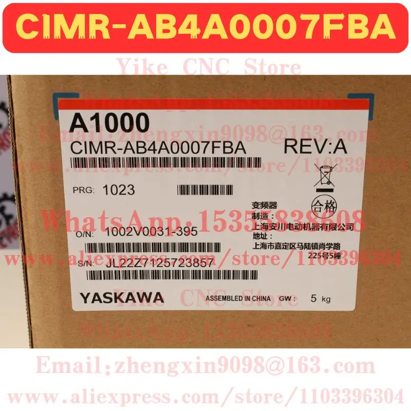 CIMR-AB4A0007FBA 주파수 변환기 운송