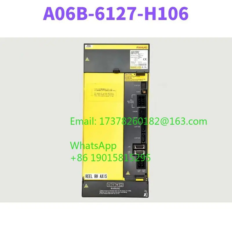 리퍼 FANUC A06B 6127 H106 서보 드라이브 증폭기 완료