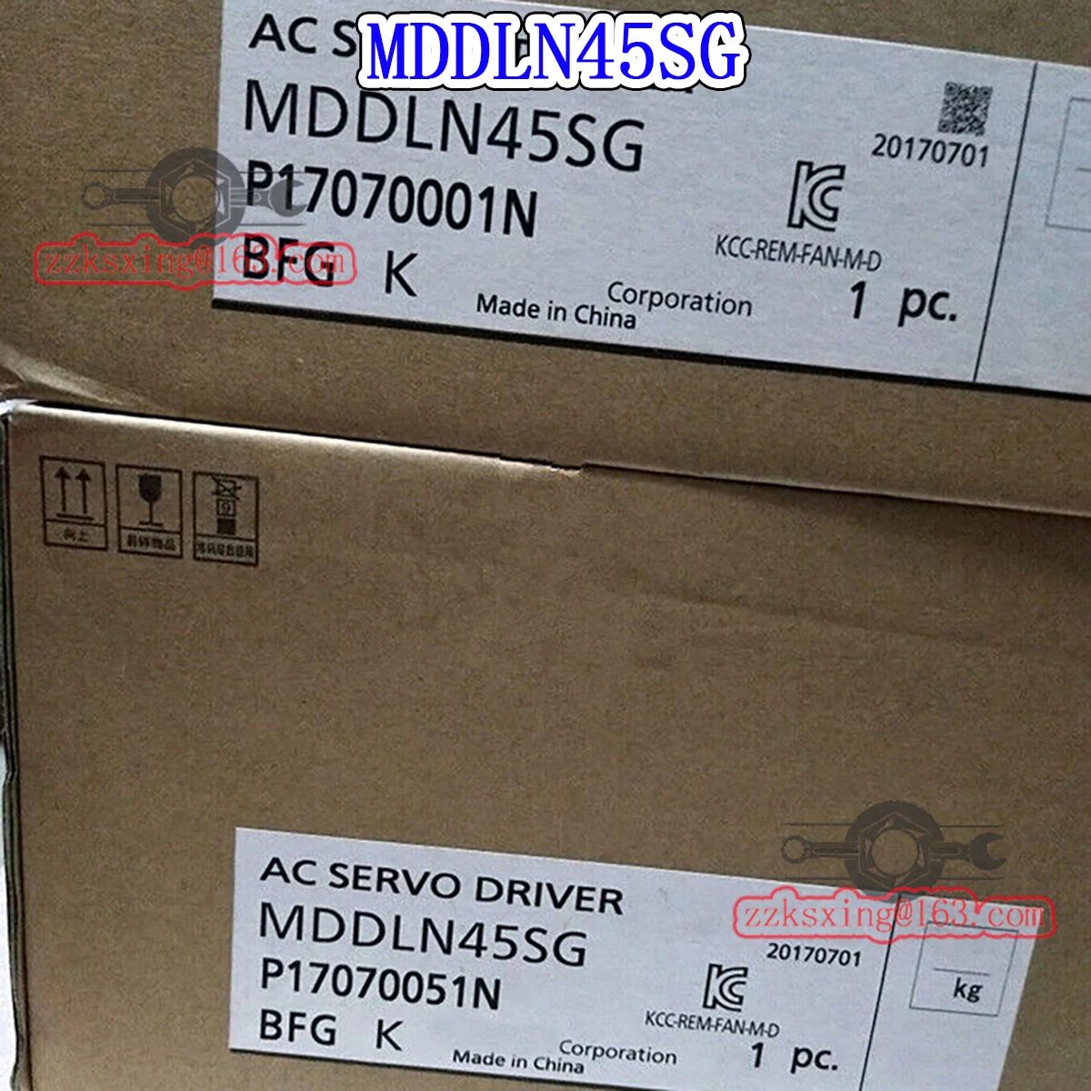 오리지널 AC 서보 드라이버 MDDLN45SG 신