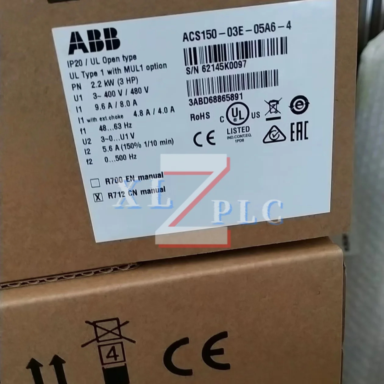 주파수 변환기 ACS150-03E-05A6-4 신규