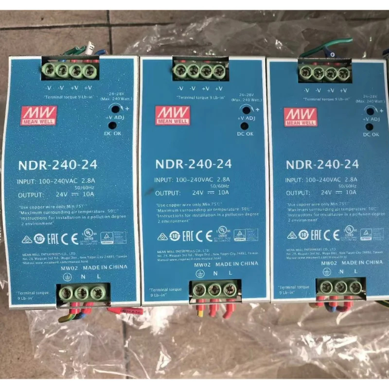 리퍼 NDR-240-24 스위칭 전원공급장치 OK 10A24V