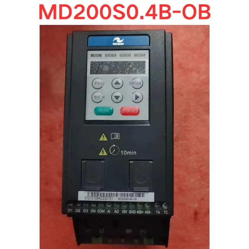 리퍼 Inovance MD200S0.4B-OB 주파수 변환기 0.4KW 기능 OK