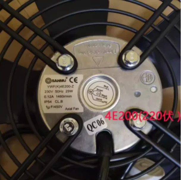 SANMU 증 콘덴서 축 냉각팬 YWFK4E500-Z 220V DYWFK4E/4D200-Z YWFK 380V 4E 4D250 300 350 400 450/500-Z