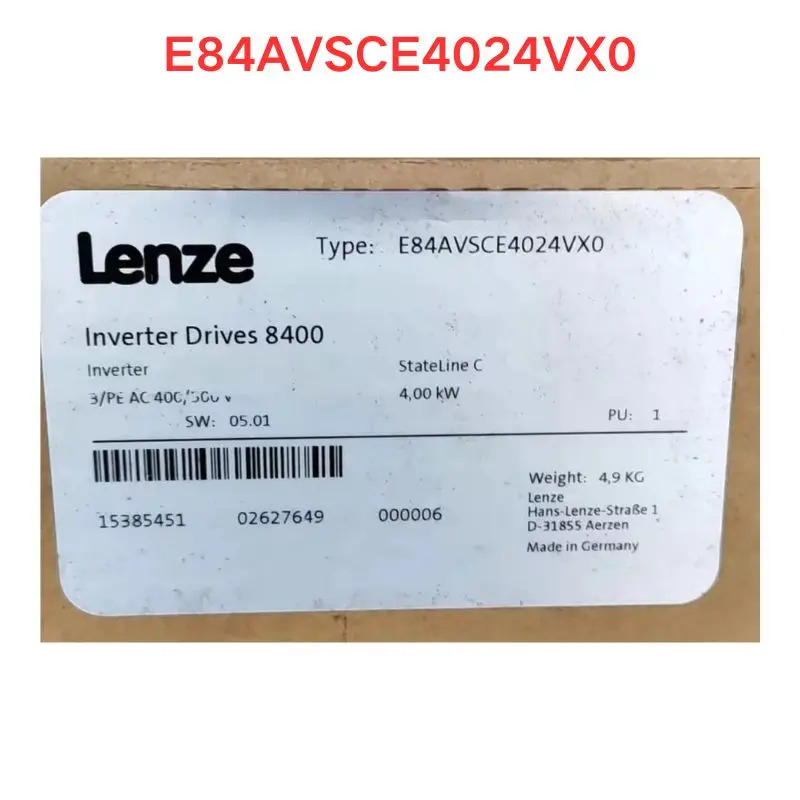 오리지널 E84SCE4024VX0 주파수 변환기