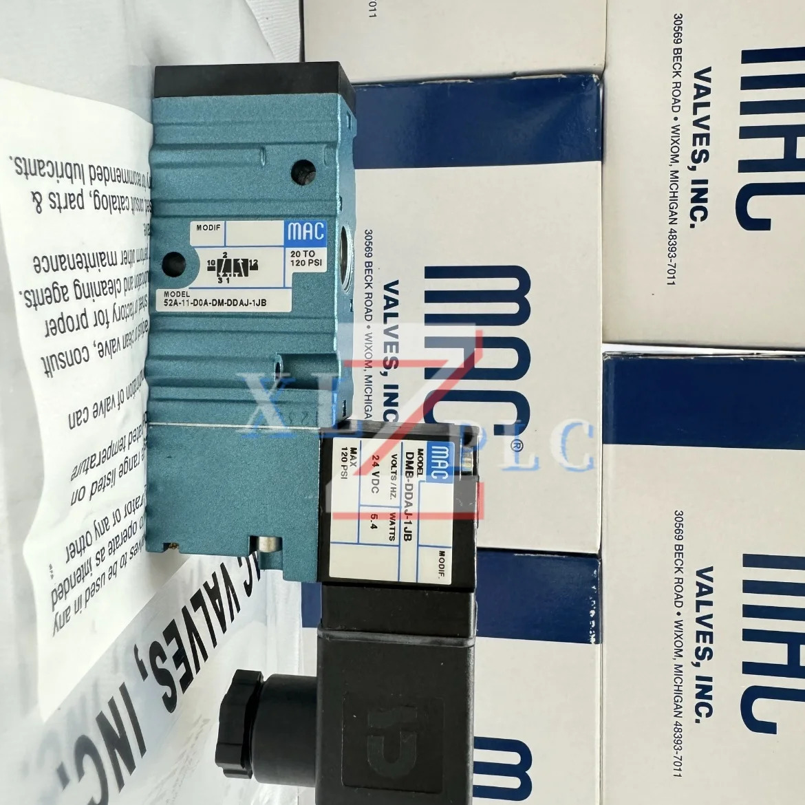 솔레노이드 밸브 52A-11-DOA-DM-DDAJ-1JB 52A-11-DOA-DM-DDAJ-1JM