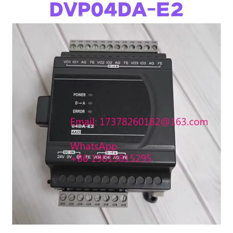 리퍼 DVP04DA-E2 PLC 확장 모듈 완료