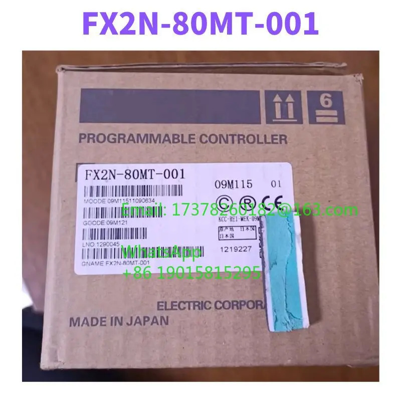FX2N-80MT-001 오리지널 PLC 모듈 FX2N 80MT 001