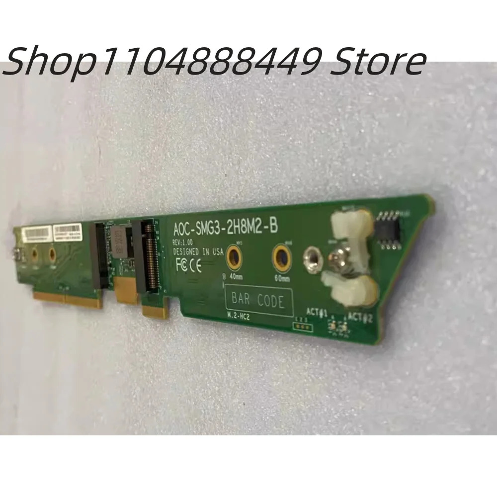 AOC-SMG3-2H8M2-B 확장 카드