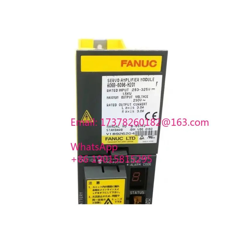 리퍼 FANUC A06B-6096-H201 서보 증폭기 모듈 완료