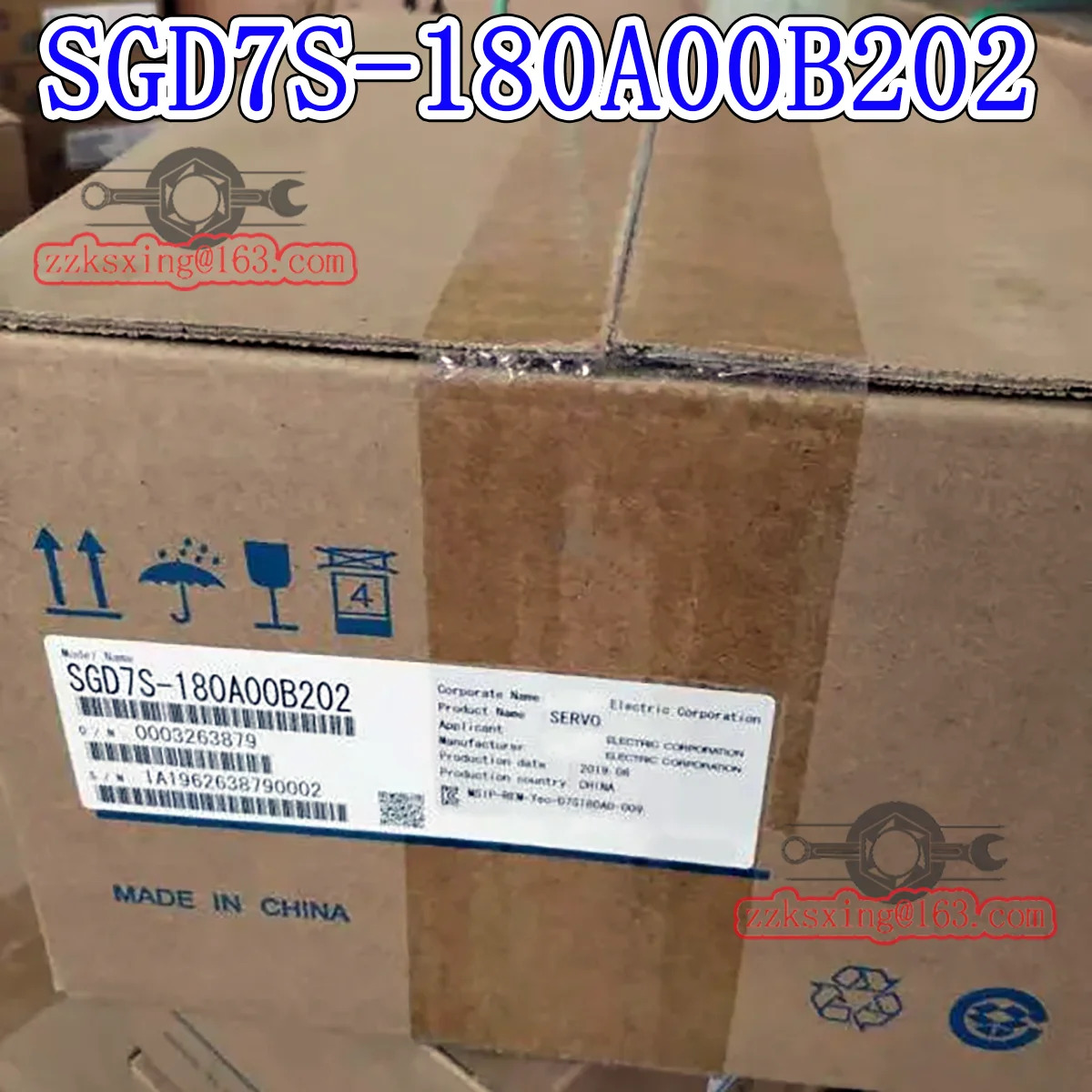 SGD7S-180A00B202 오리지널 AC 서보 드라이버