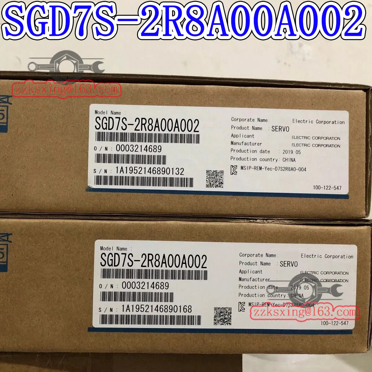 SGD7S-2R8A00A002 오리지널 AC 서보 드라이버