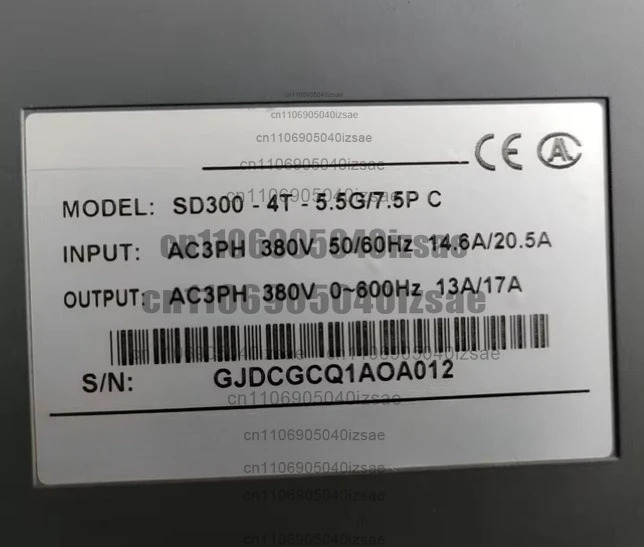 주파수 변환기 SD300 SD300-4T-5.5G/7.5PC 5.5KW/7.5KW 380V 리퍼 완료 OK