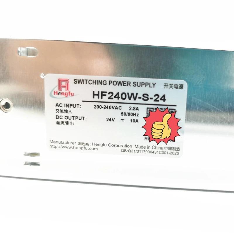 HF240W-S-24 스위치 전원공급장치 200W 24v 10A 엘리베이터 부품 리프트 액세서리