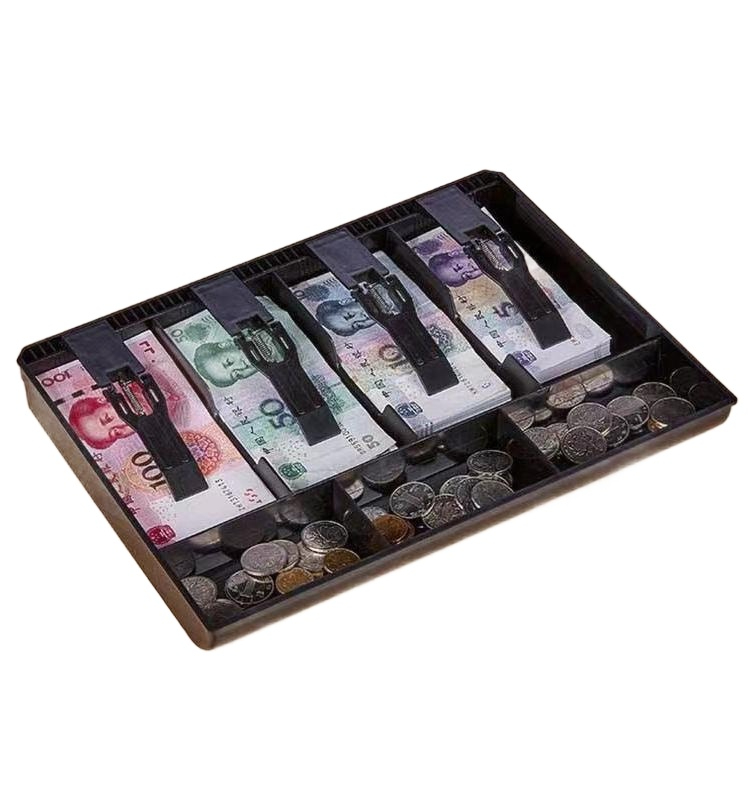 지폐 보관함 포스기 현금 돈보관 용품 금고 카운터 가게 32x25x3.6 - 상품 이미지