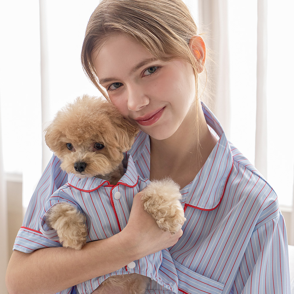 실크핏 클로에 펫 잠옷 반려동물 강아지 고양이 파자마 상품 이미지