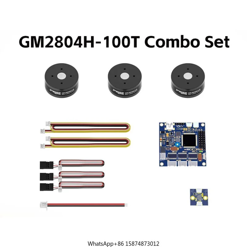 If light Ipower AlexMos GM호환2804H-100T GM호환2804 확장 BGC 브러시리스 모터 콤보 세트 내장 프레임 IMU 고프로32 비트