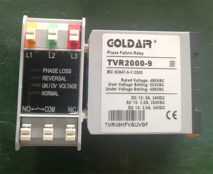 오리지널 3상전원 보호 위상 480V TVR2000-9