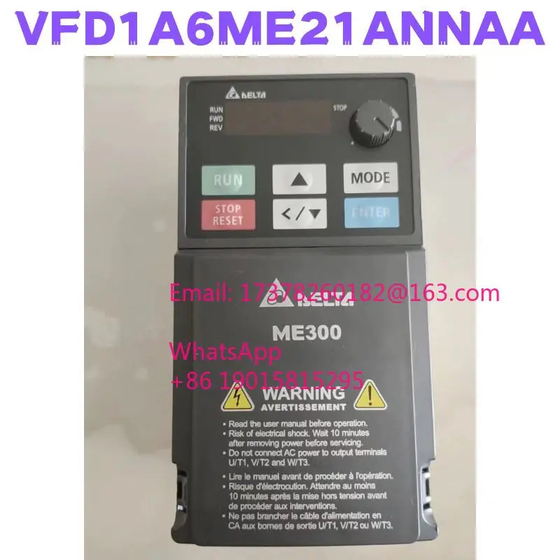 리퍼 VFD1A6ME21ANNAA 인버터 완료