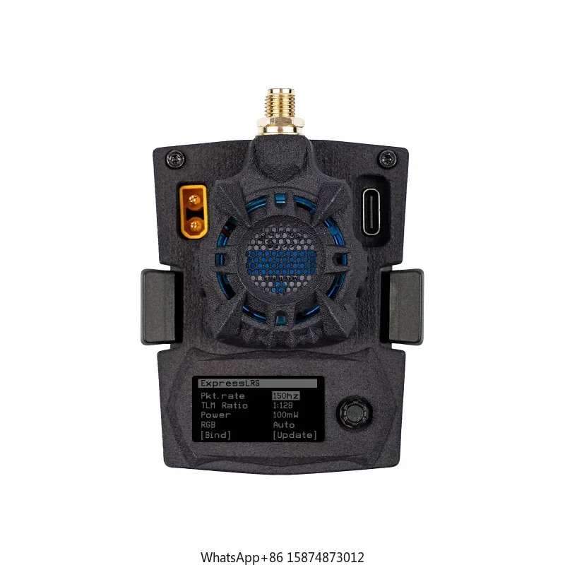 BETAFPV ELRS 마이크로 TX 모듈 배낭 내장 냉각팬 방열판 블랙 버전 2.4G 1W