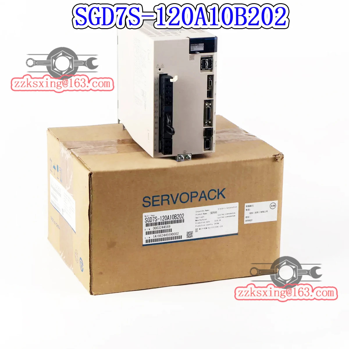 SGD7S-120A10B202 오리지널 AC 서보 드라이버 신