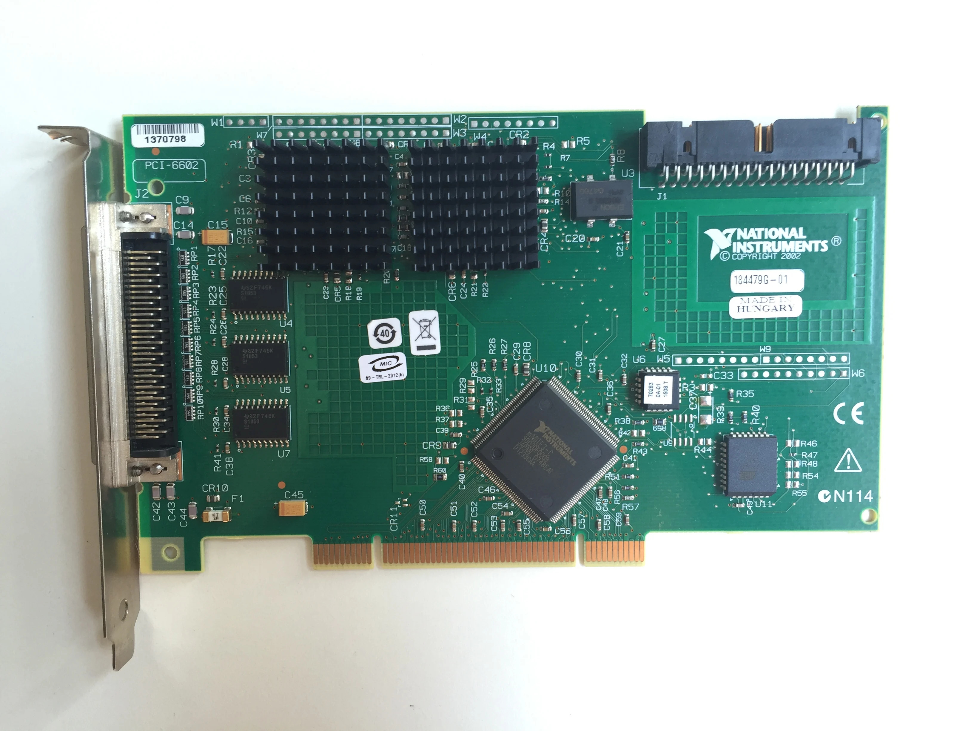 미국 NI PCI-6602 디지털 I/O 모듈 777531-01 오리지널 미개봉 검사 지원