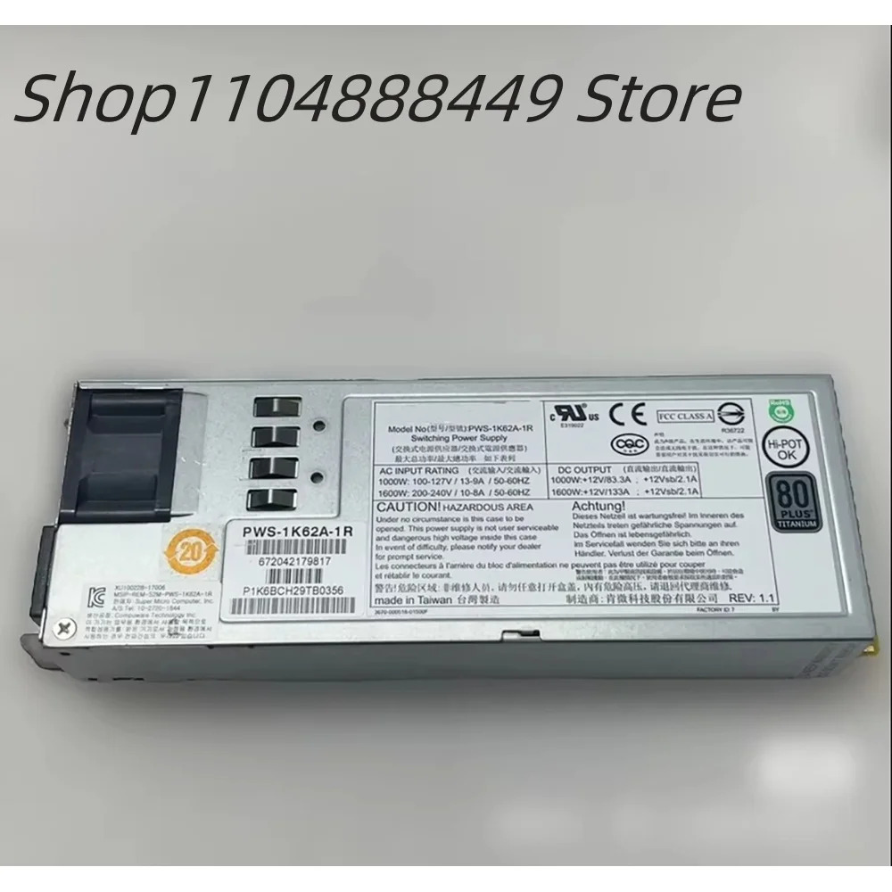 PWS-1K62A-1R 1600W 전원공급장치