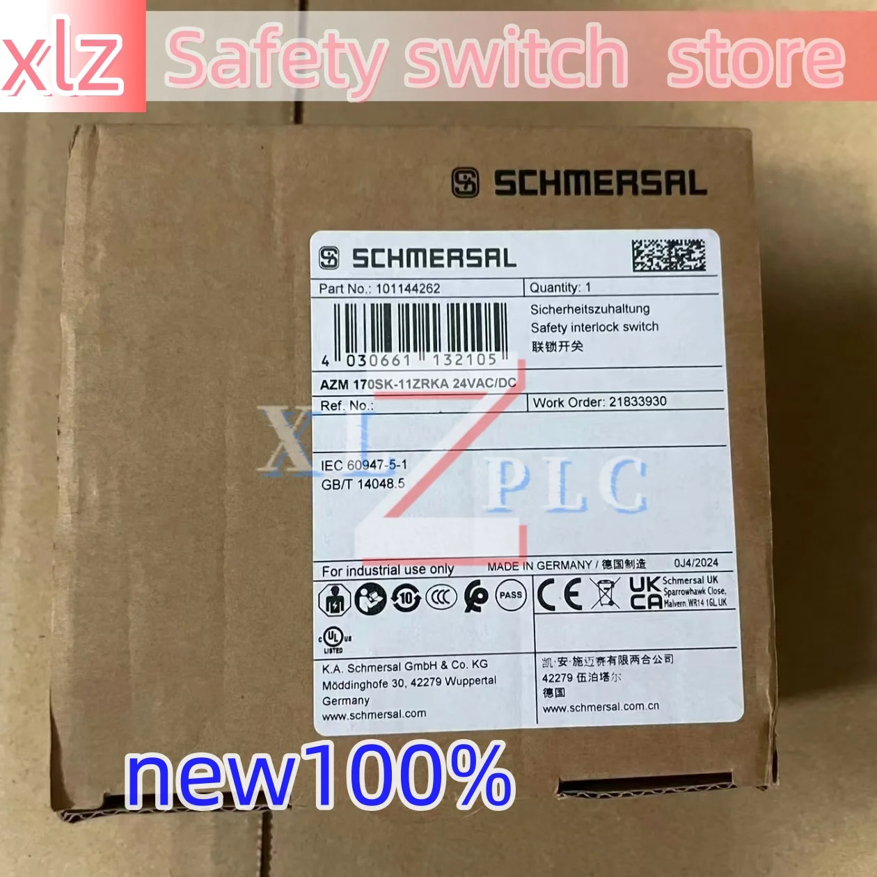 AZM 161SK-12/12rk-024 170SK-11ZRKA 안전 스위치