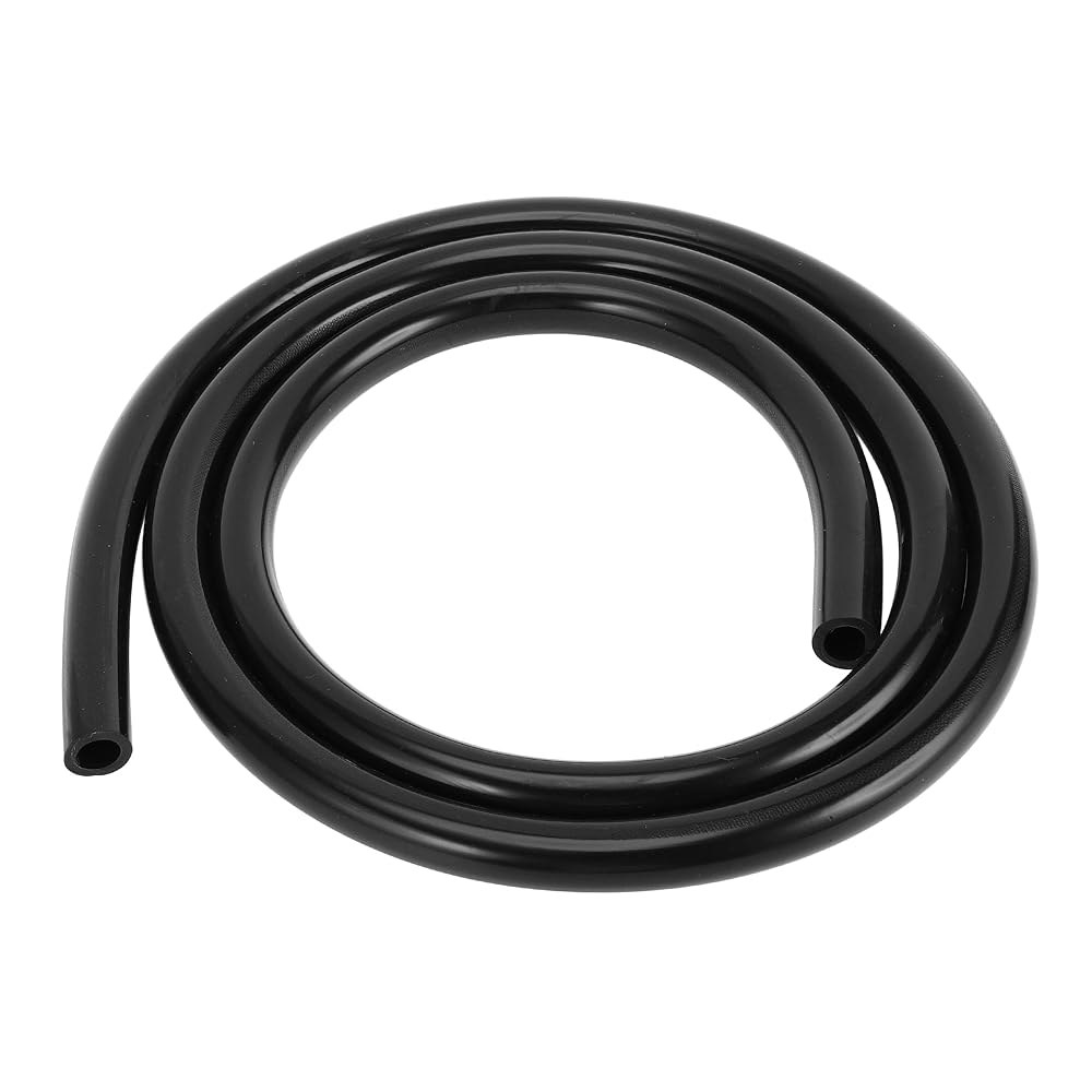 RATCHROLL 1개 범용 실리콘 진공 튜빙 호스 고온 6FT 1/2 12mm ID 3mm 두께 자동차 라인 130PSI 최대 압력 블랙 1/8 3mm ID - 상품 이미지