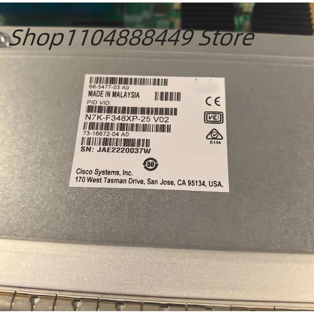 N7K-F348XP-25 광 포트 모듈 인터페이스 카드