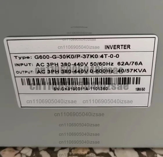 주파수 변환기 G600-G-30K0/P-37K04T-0-0 리퍼 완료