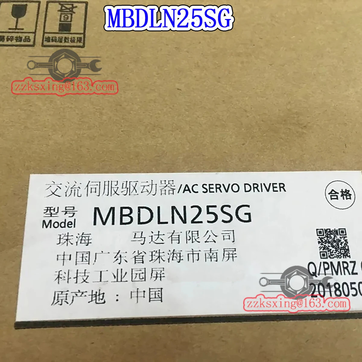 오리지널 AC 서보 드라이버 Brann-MBDLN25SG