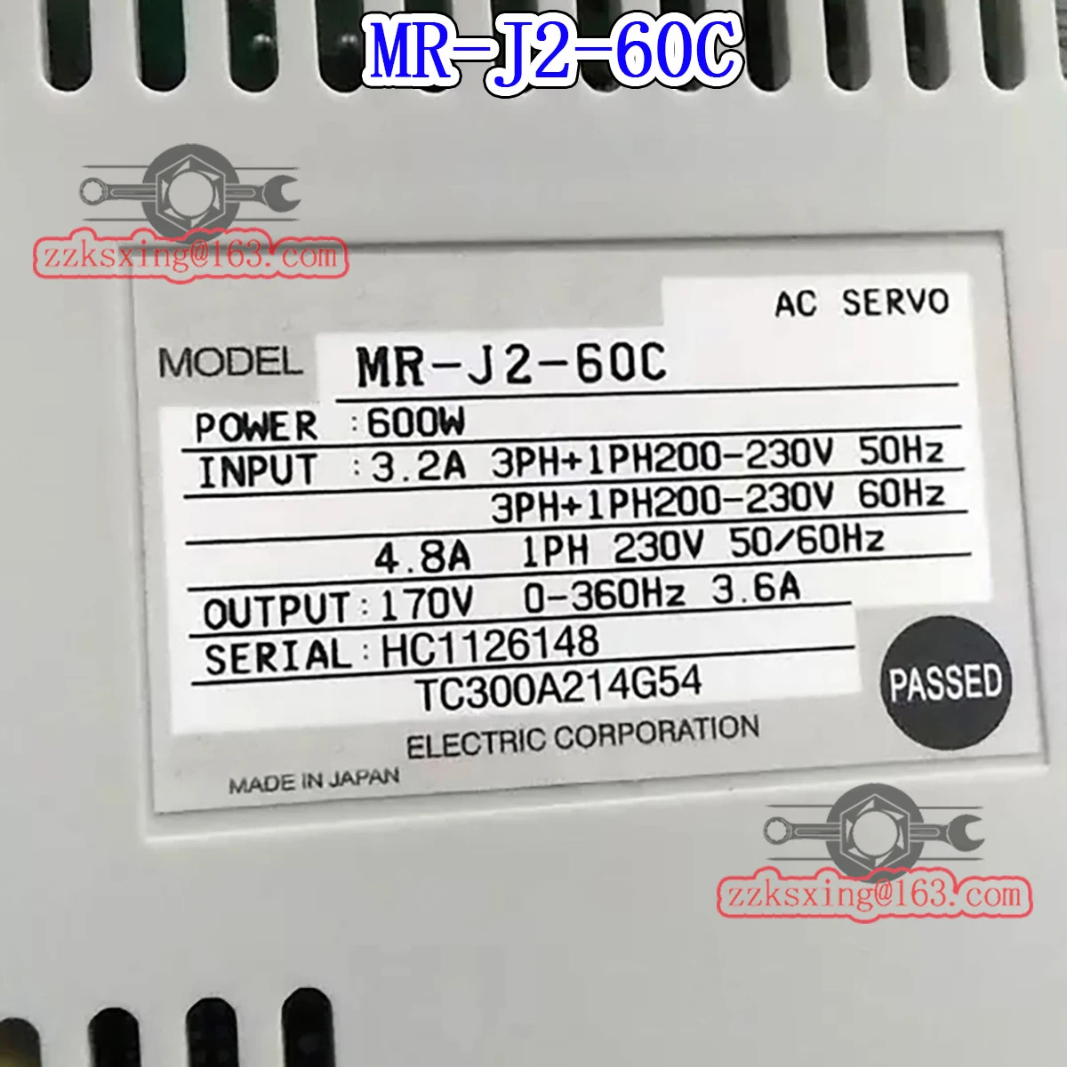 AC 서보 드라이버 오리지널 인박스 신 MR-J2-60C