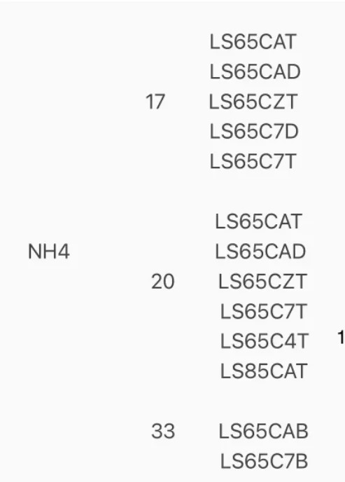 로터리 인코더 모델 NH4-20LS85CAT NH4-17LS65CAT CZT C7T NH4-20LS65CZT CAT CAD C4T NH4-33LS65CAB C7B MH4-25LN