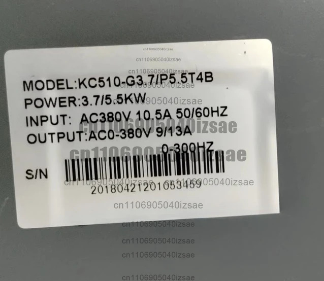 주파수 변환기 KC510-G3.7/P5.5T4B 리퍼 완료