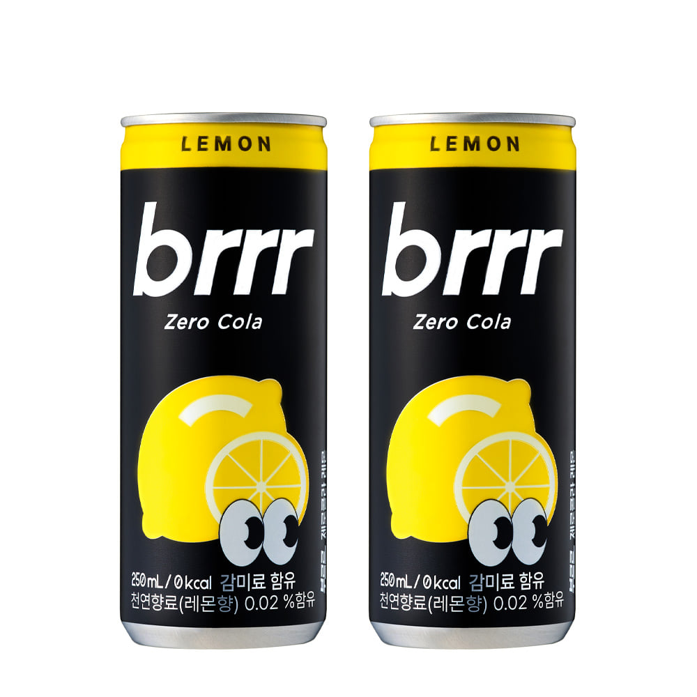 부르르 제로콜라 레몬, 250ml, 60개