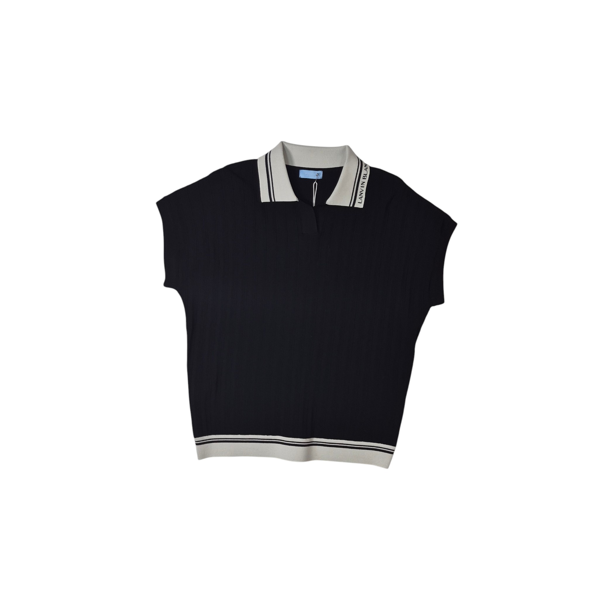 [백화점상품] 랑방블랑 LANVIN BLANC 여성 PK 티셔츠 26SS 라운딩 필드 이미지 7