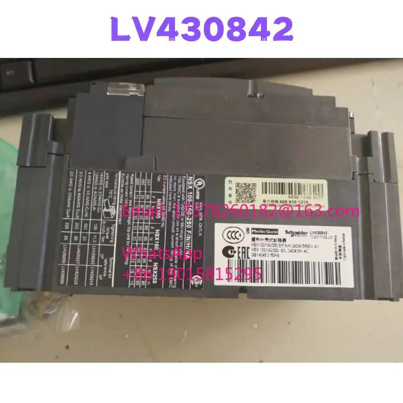 오리지널 LV 430842 성형 케이스 회로차단기