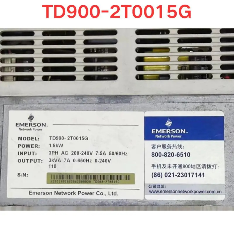리퍼 Emerson TD900-2T0015G 주파수 변환기 1.5KW 기능 OK